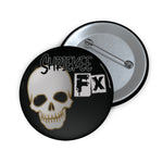 "ShriekeeFX" Skull Pin Buttons