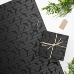 Grey & Black Ombre Bats Gift Wrapping Paper